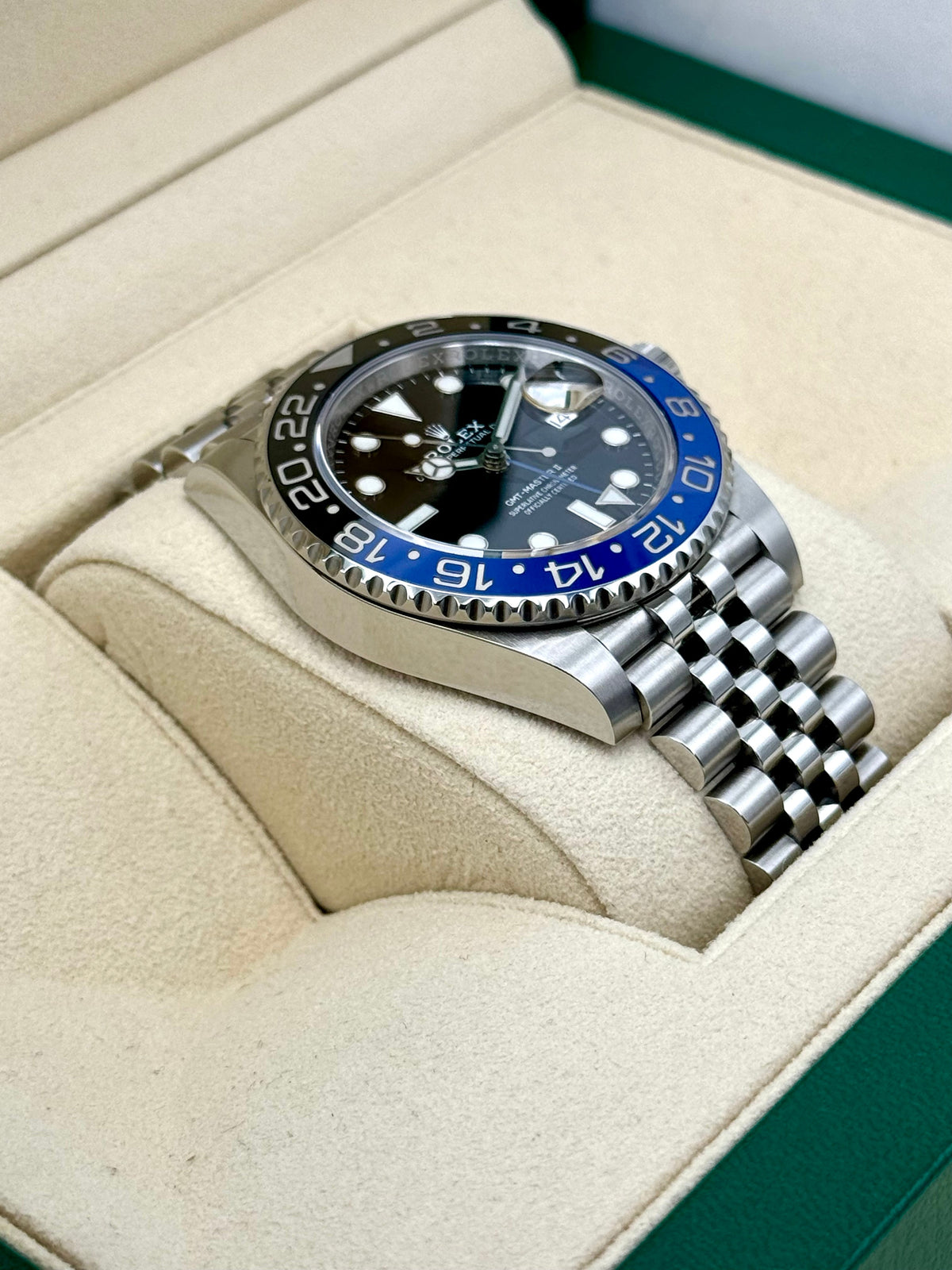 2019 Rolex GMT-Master II “Batgirl” 40mm 126710BLNR Jubilee Black Dial