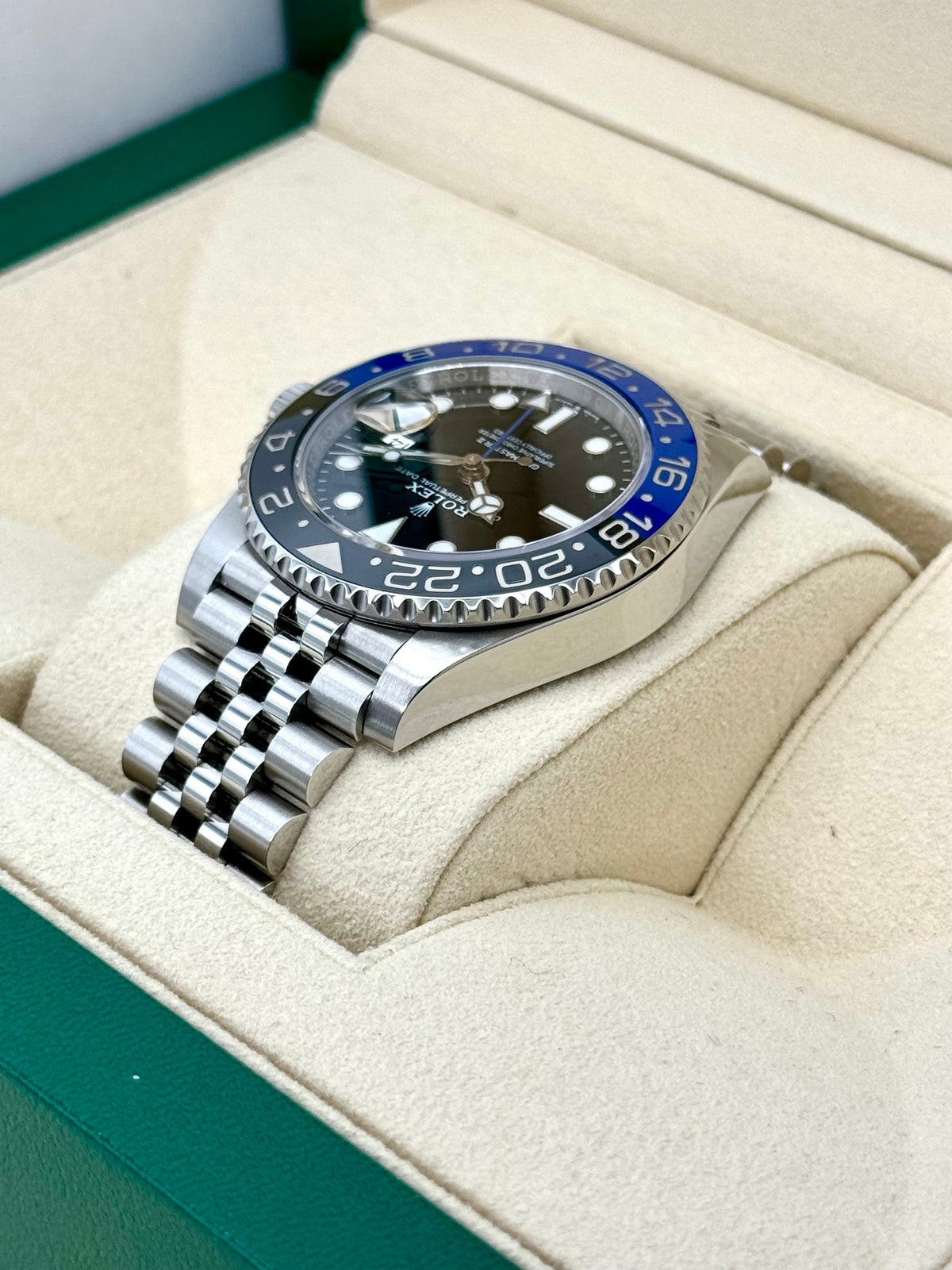 2019 Rolex GMT-Master II “Batgirl” 40mm 126710BLNR Jubilee Black Dial