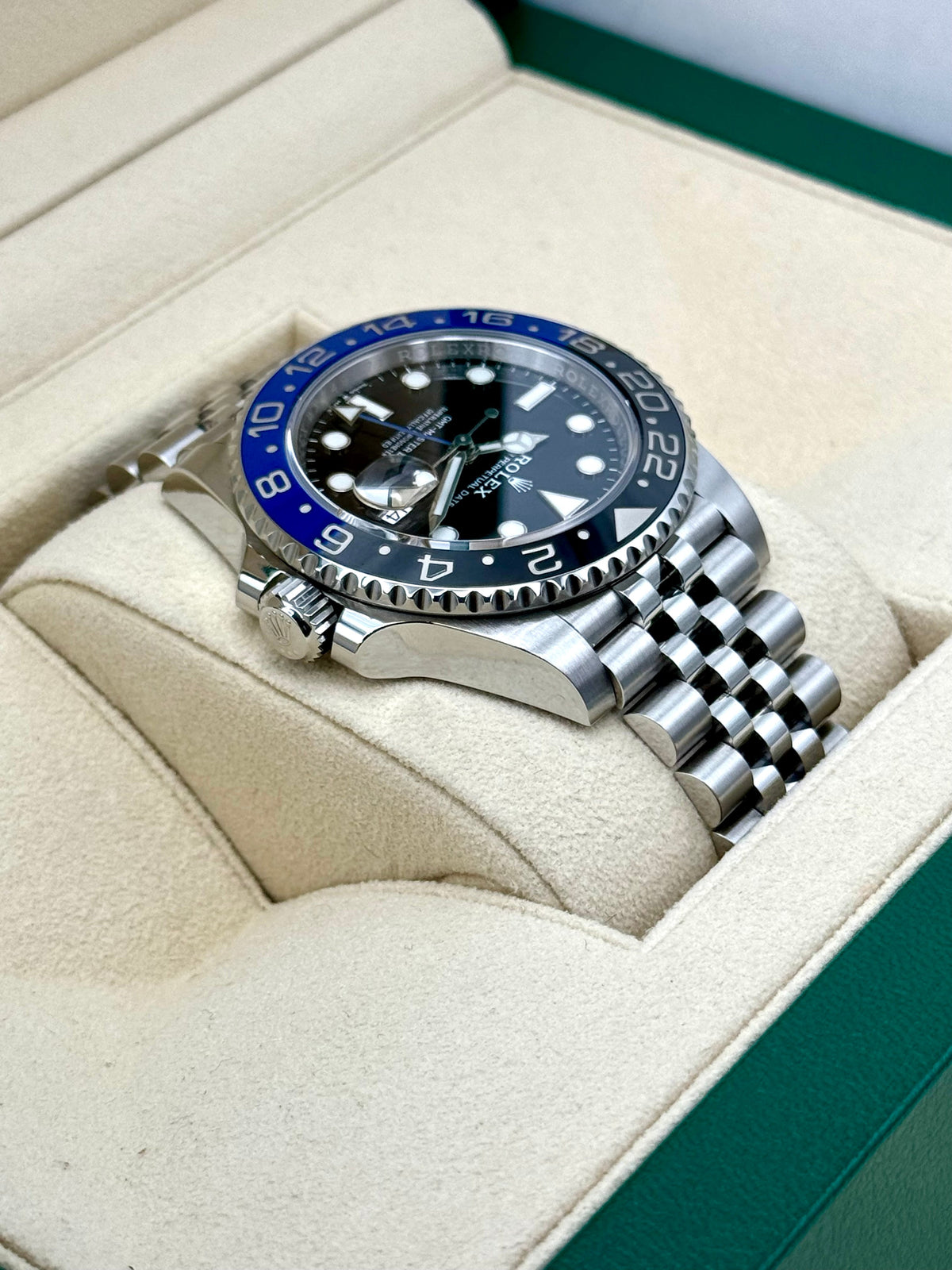 2019 Rolex GMT-Master II “Batgirl” 40mm 126710BLNR Jubilee Black Dial