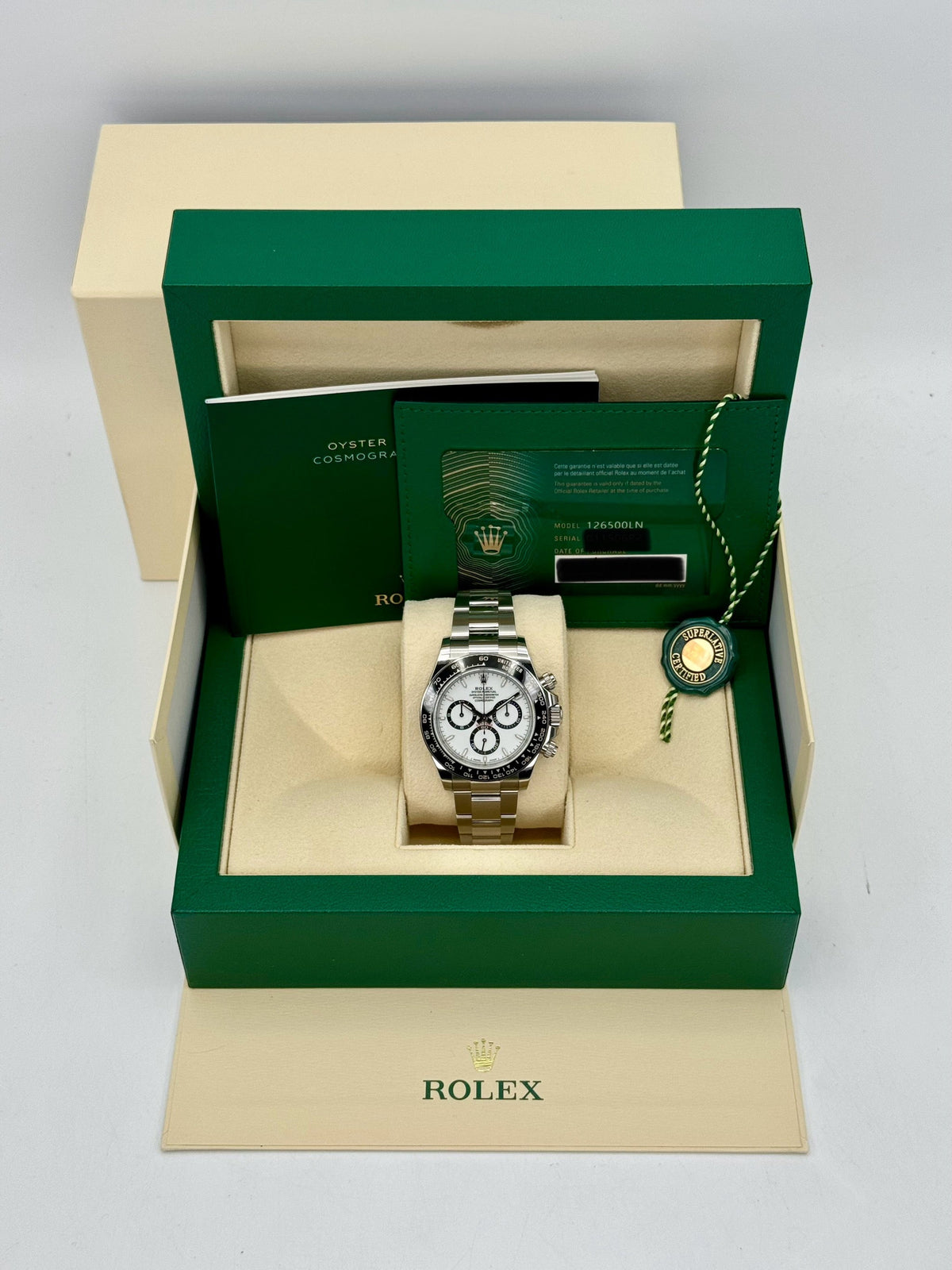 NEW Rolex Daytona 126500LN Steel Panda NEWEST VERSION JUST RELEASED