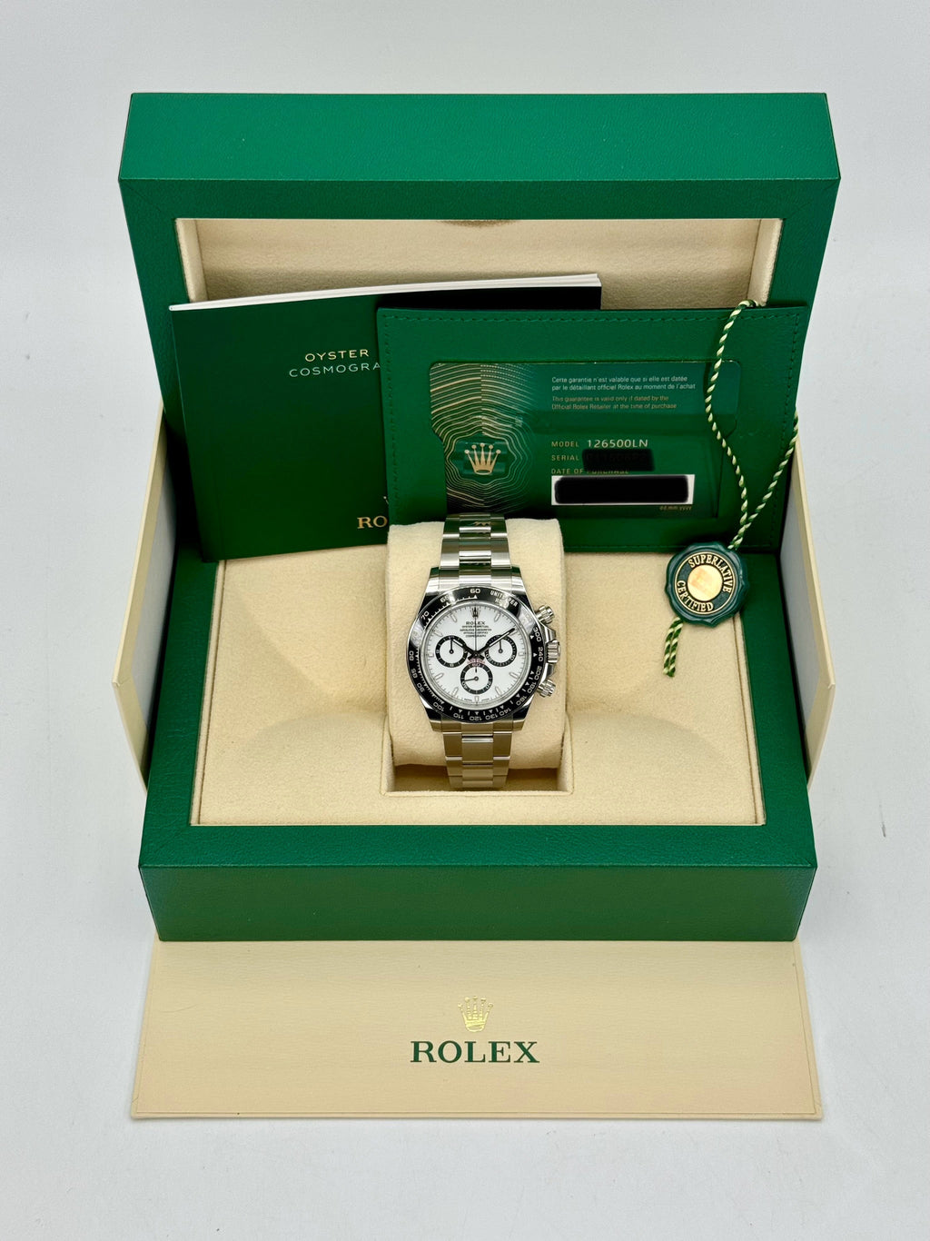 NEW Rolex Daytona 126500LN Steel Panda NEWEST VERSION JUST RELEASED