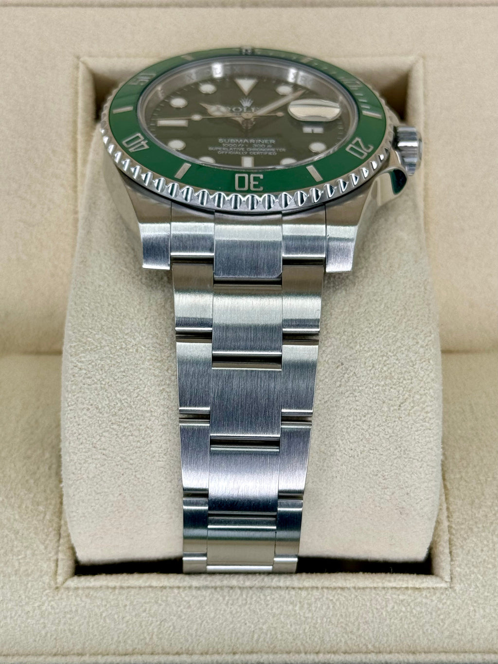 2015 Rolex Submariner "Hulk" 40mm 116610LV Green Dial