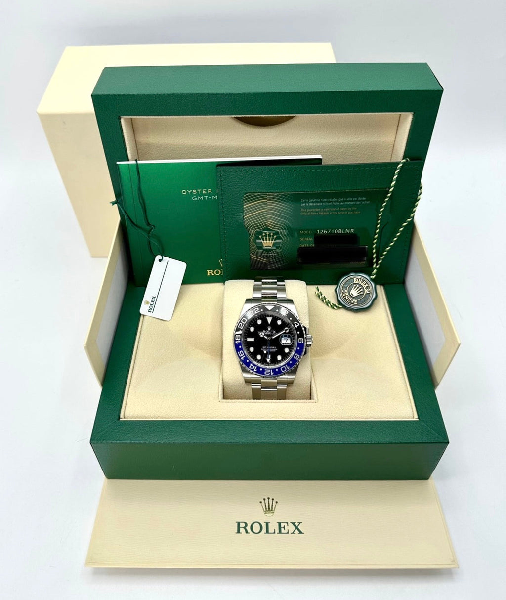 NEW 2024 Rolex GMT-Master II "Batman" 40mm 126710BLNR Oyster