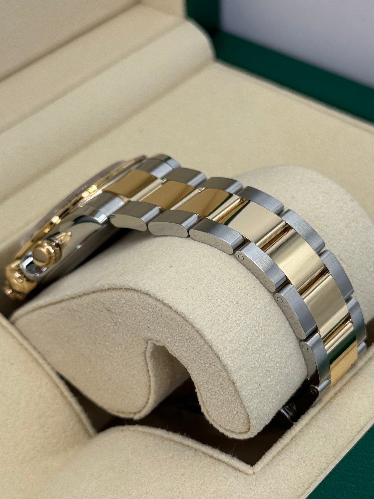 2023 Rolex Daytona 40mm 116503 Tow-Tone White Dial