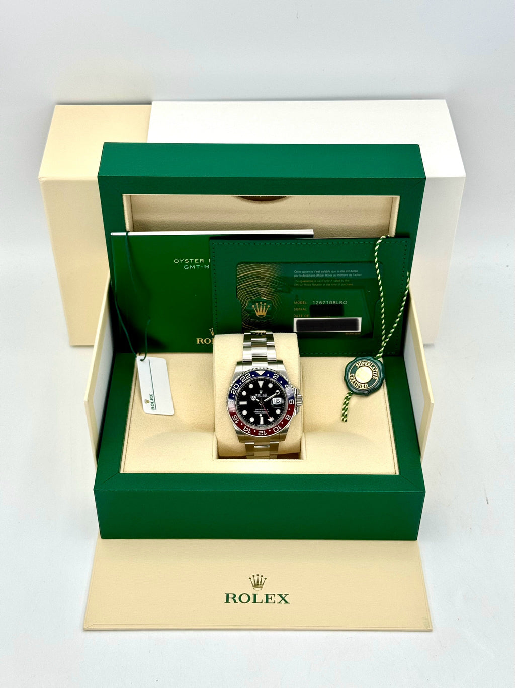 NEW 2024 Rolex GMT-Master II "Pepsi" 40mm 126710BLRO Oyster