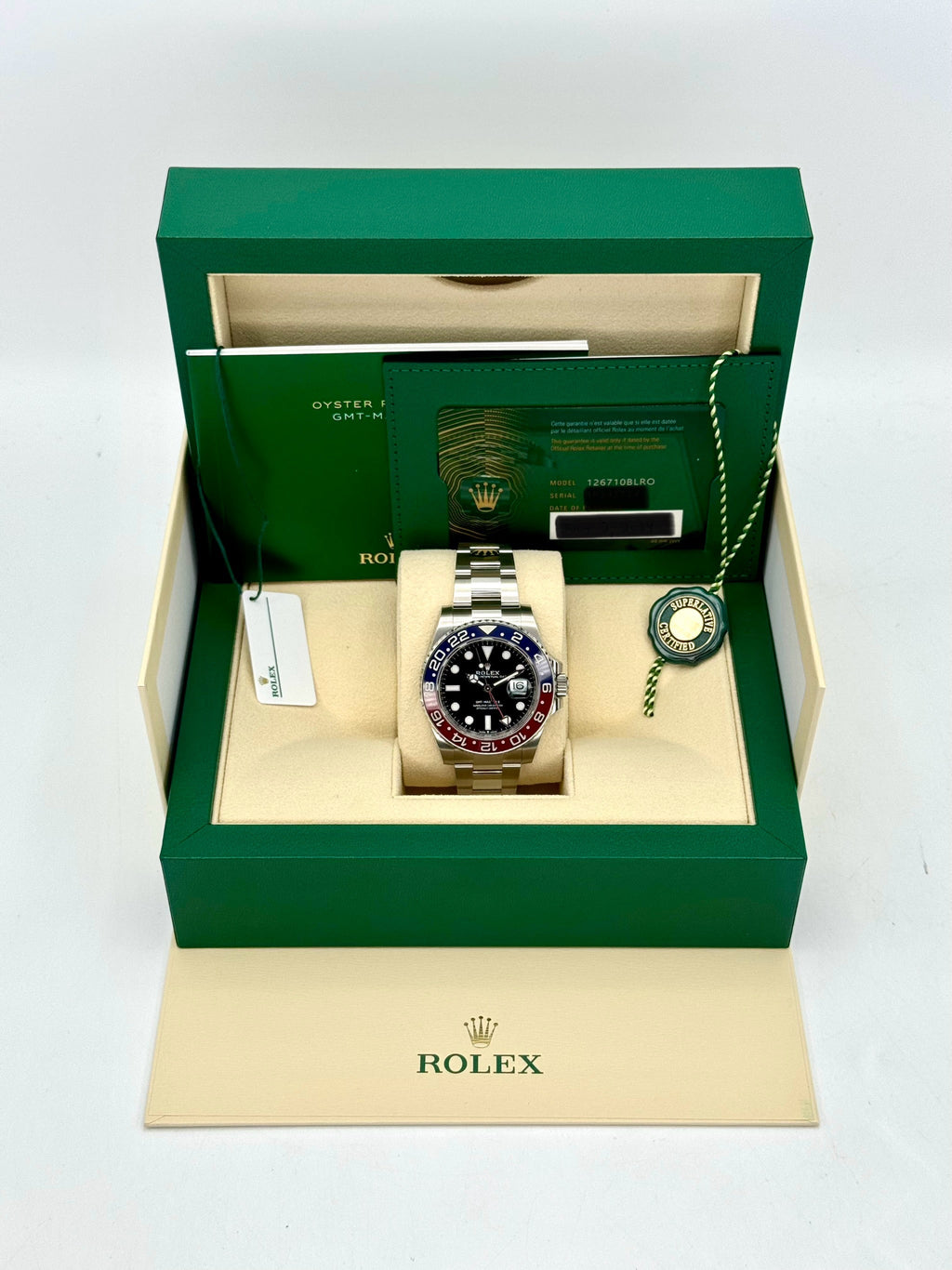 NEW 2024 Rolex GMT-Master II "Pepsi" 40mm 126710BLRO Oyster