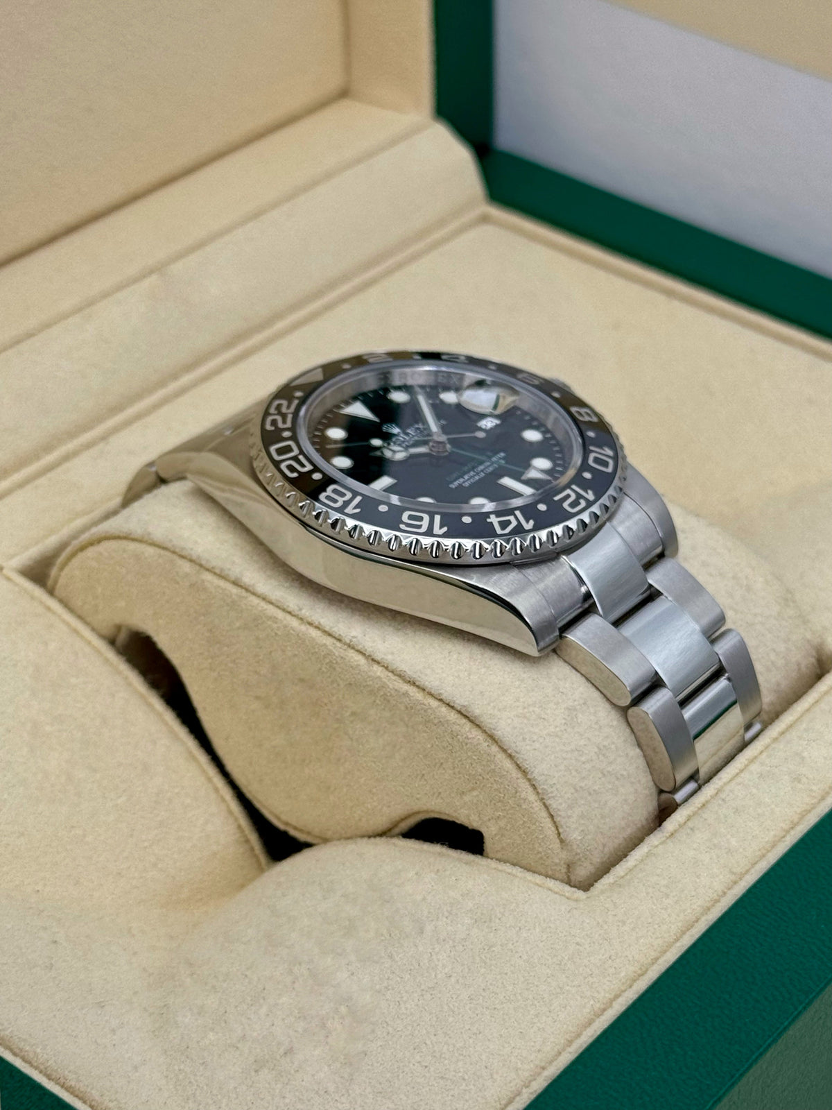 2017 Rolex GMT-Master II 40mm 116710LN Stainless Steel Black Dial