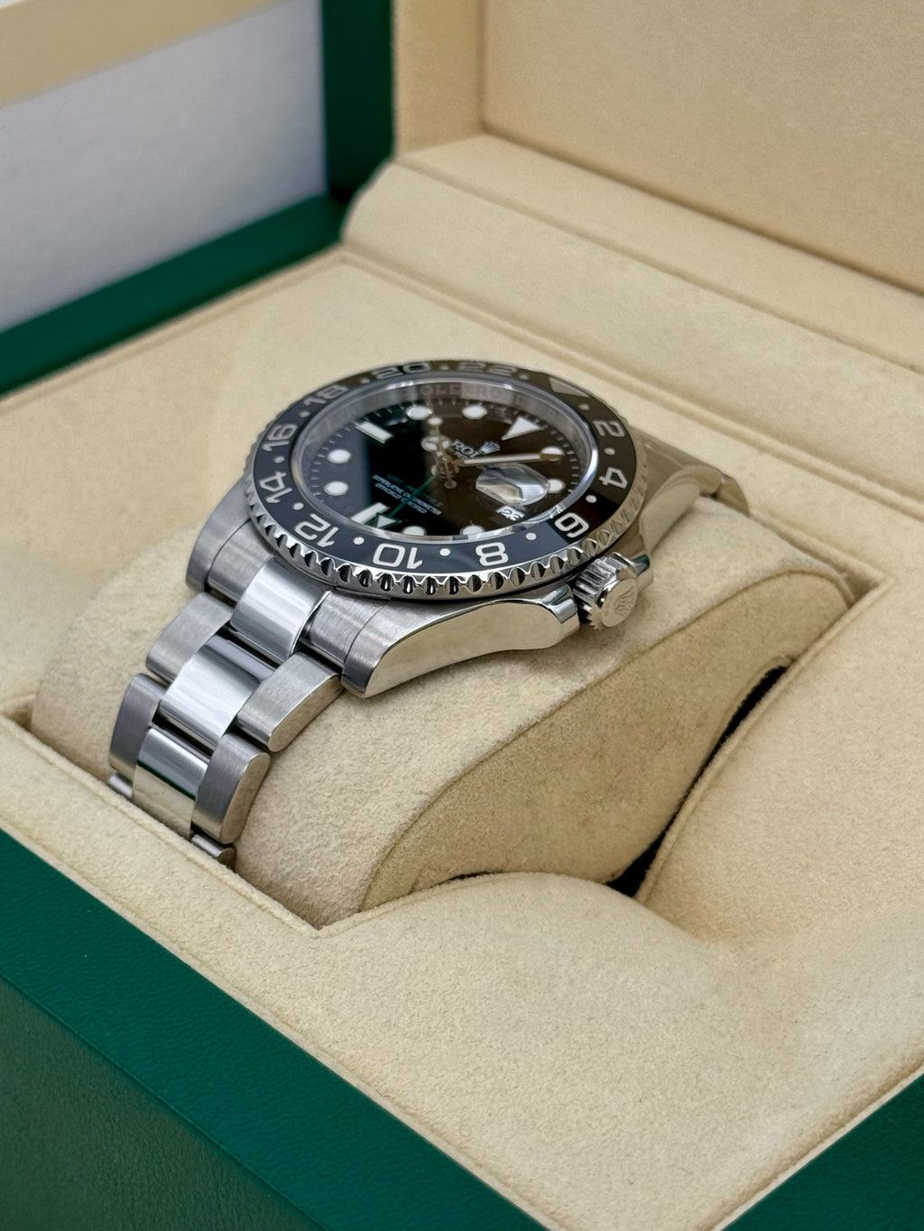 2017 Rolex GMT-Master II 40mm 116710LN Stainless Steel Black Dial