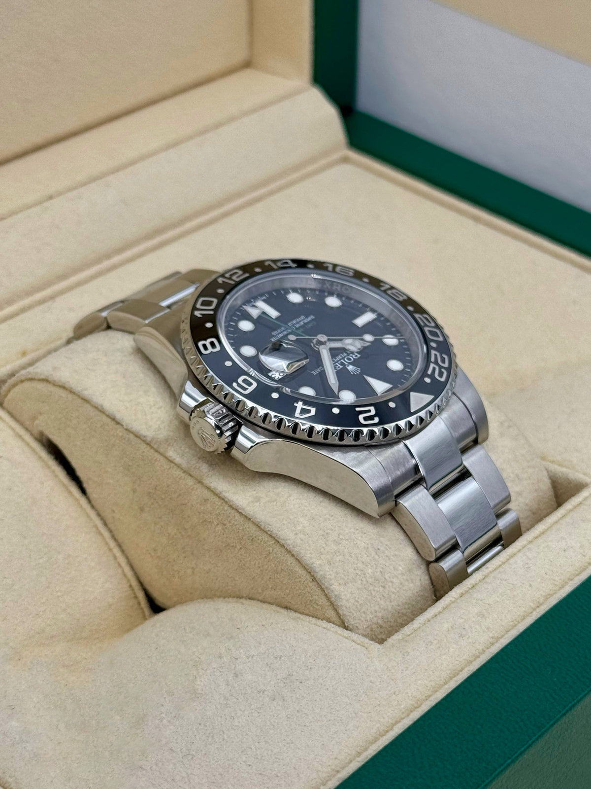 2017 Rolex GMT-Master II 40mm 116710LN Stainless Steel Black Dial
