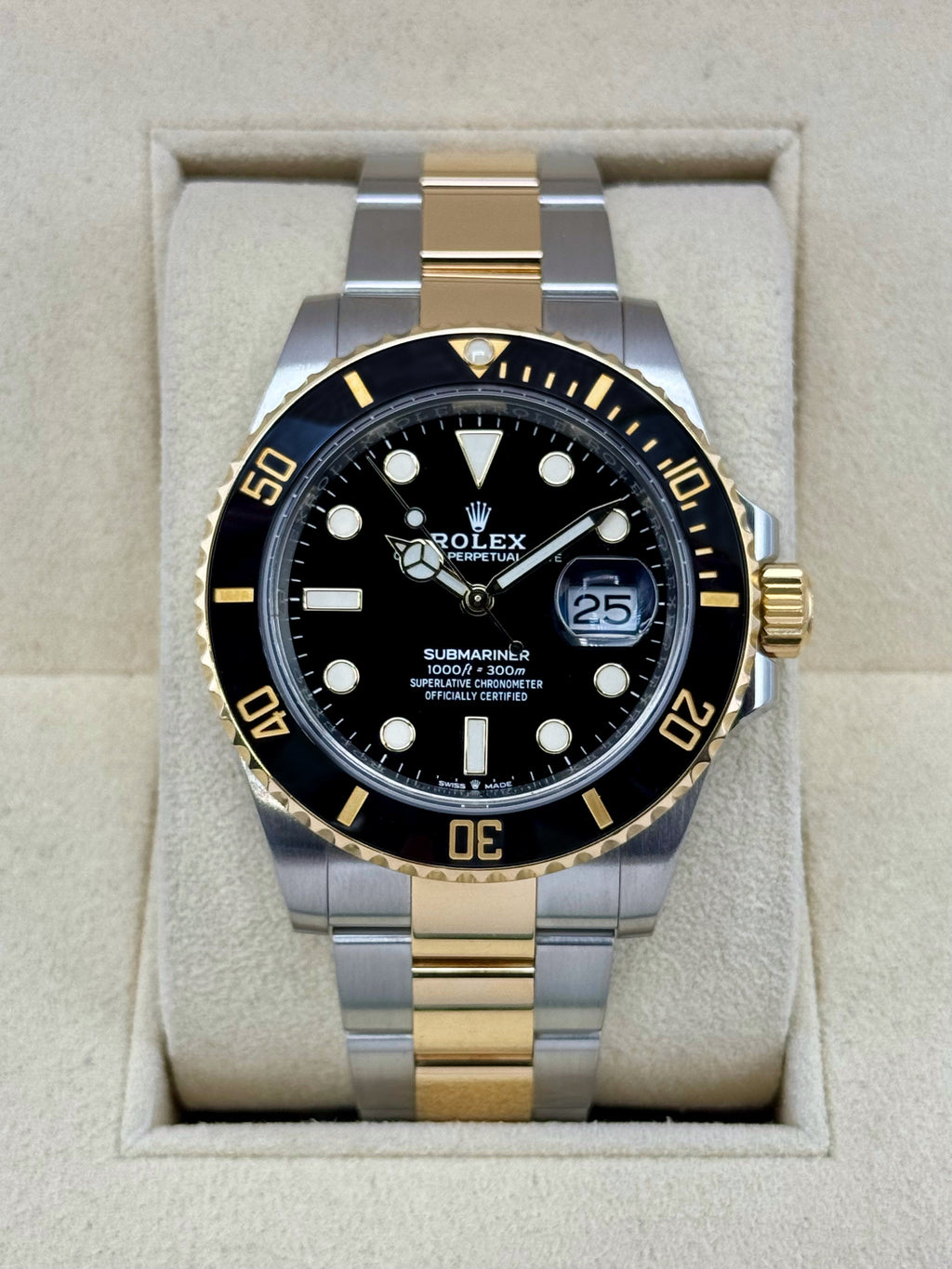 2020 Rolex Submariner 41mm 126613LN Two-Tone Black Dial