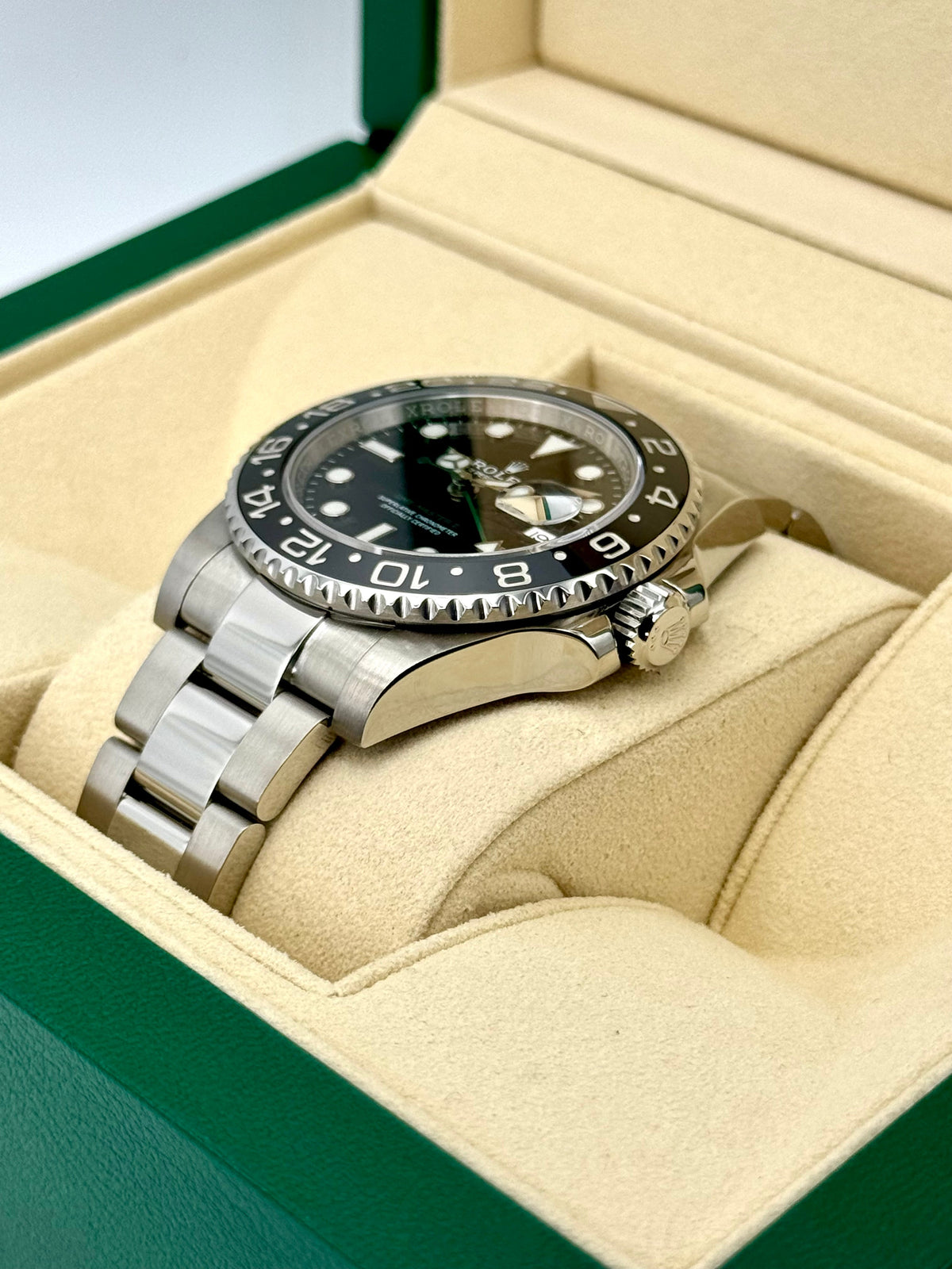 2018 Rolex GMT-Master II 40mm 116710LN Stainless Steel Black Dial