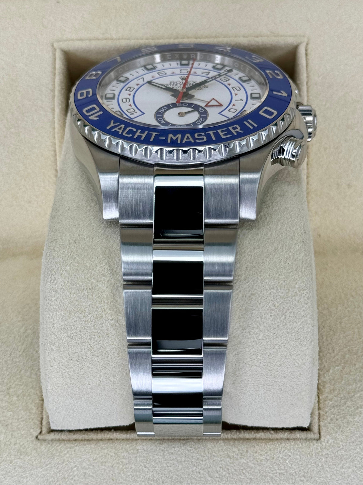 2013 Rolex Yacht-Master II 44mm 116680 Stainless Steel White Dial