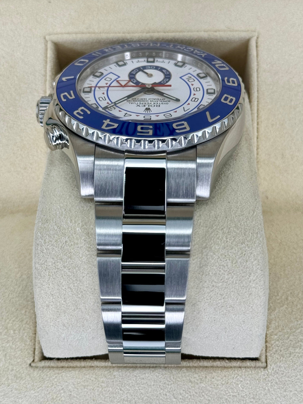 2013 Rolex Yacht-Master II 44mm 116680 Stainless Steel White Dial
