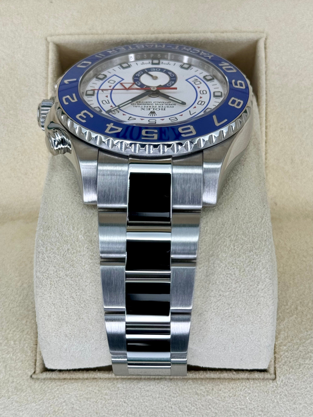 2013 Rolex Yacht-Master II 44mm 116680 Stainless Steel White Dial