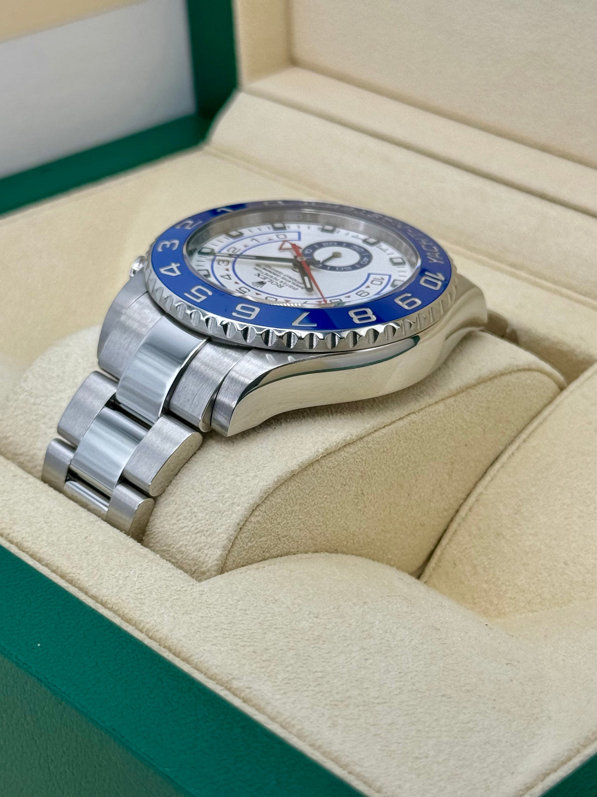 2013 Rolex Yacht-Master II 44mm 116680 Stainless Steel White Dial