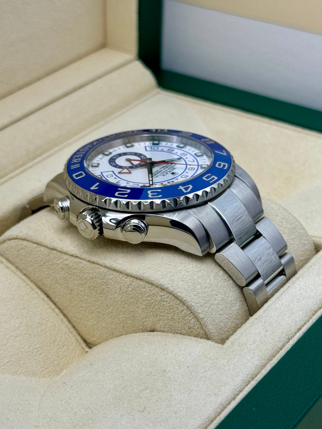 2013 Rolex Yacht-Master II 44mm 116680 Stainless Steel White Dial