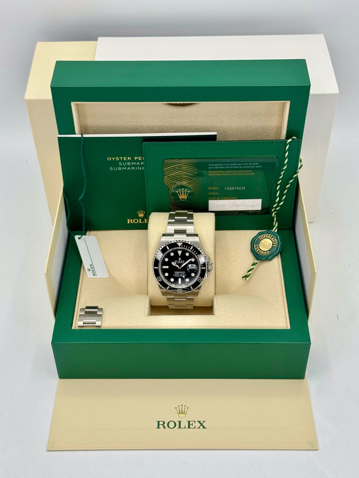 2025 Rolex Submariner 41mm 126610LN Stainless Steel Black Dial