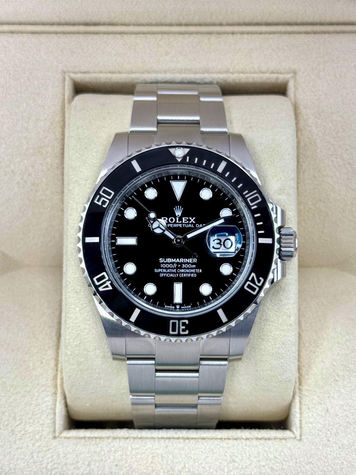 2025 Rolex Submariner 41mm 126610LN Stainless Steel Black Dial