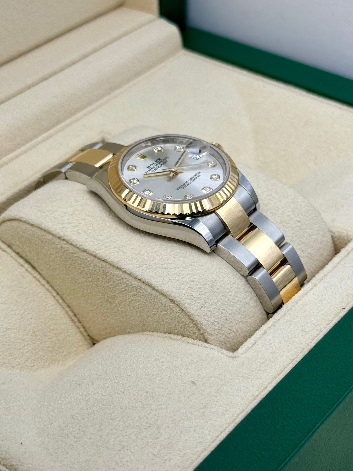 NEW 2025 Rolex Lady Datejust 31mm 278273 Two-Tone Silver Diamond Dial