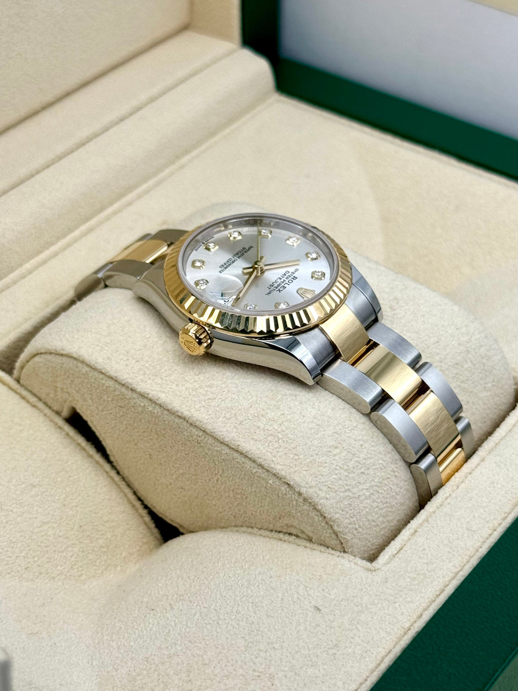 NEW 2025 Rolex Lady Datejust 31mm 278273 Two-Tone Silver Diamond Dial