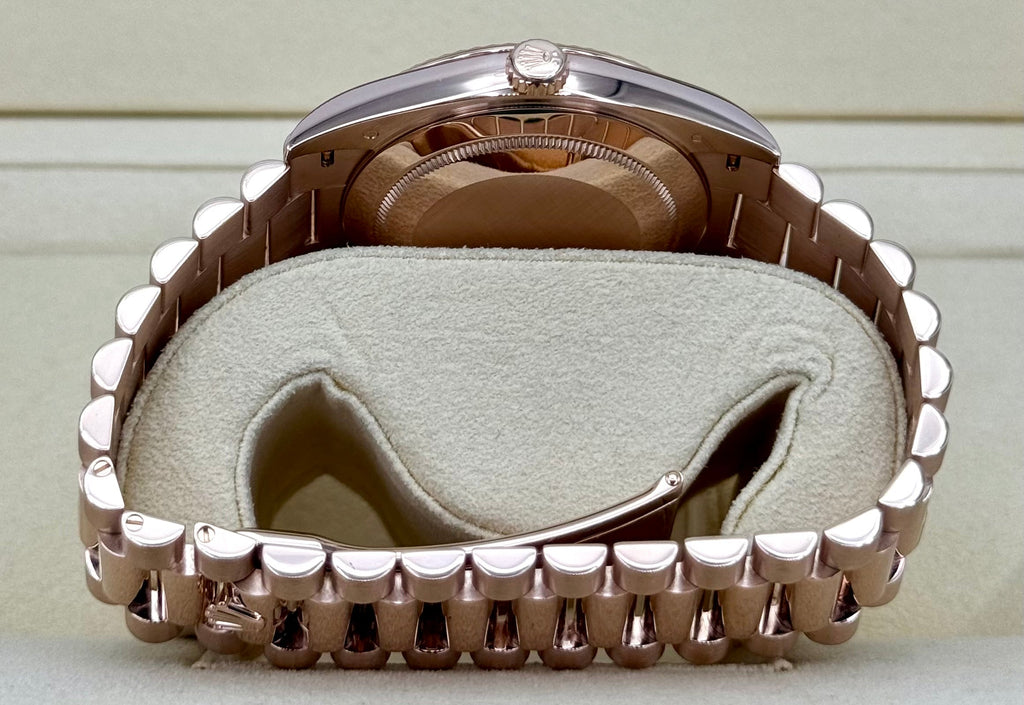 2019 Rolex Day-Date 40mm 228235 Presidential Rose Gold Olive Dial