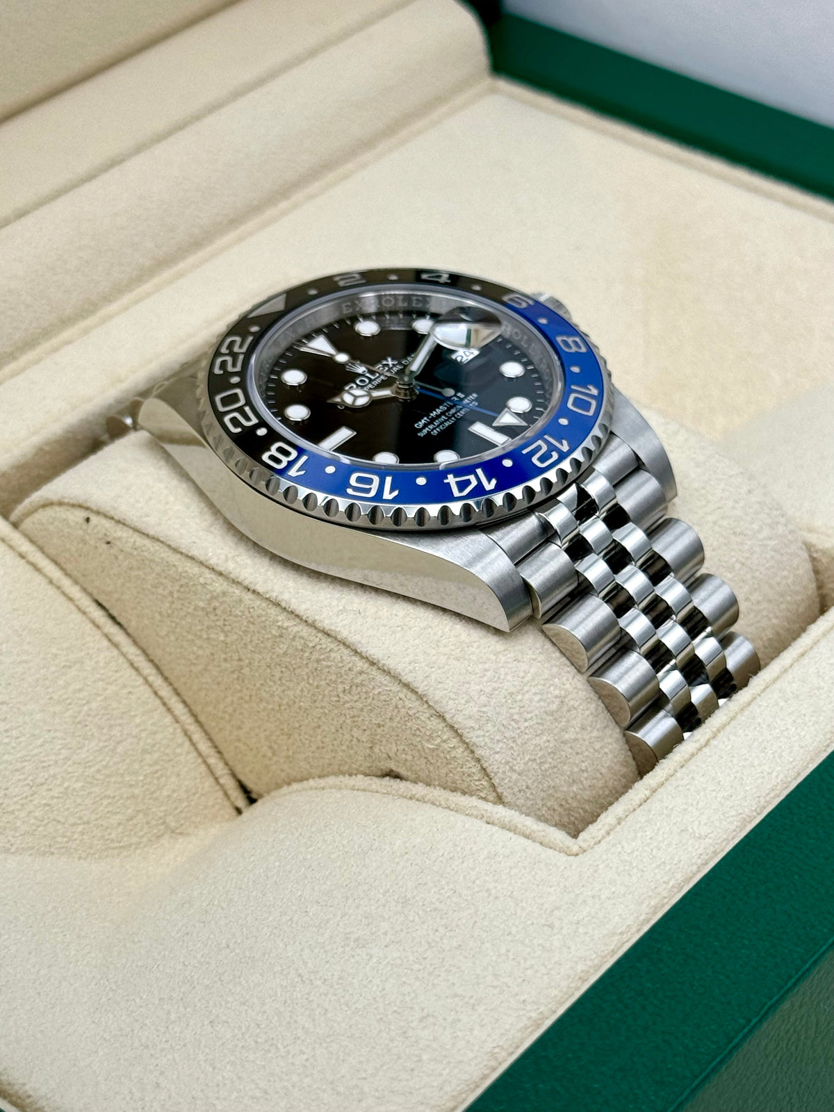 2022 Rolex GMT-Master II "Batgirl" 40mm 126710BLNR Jubilee Black Dial