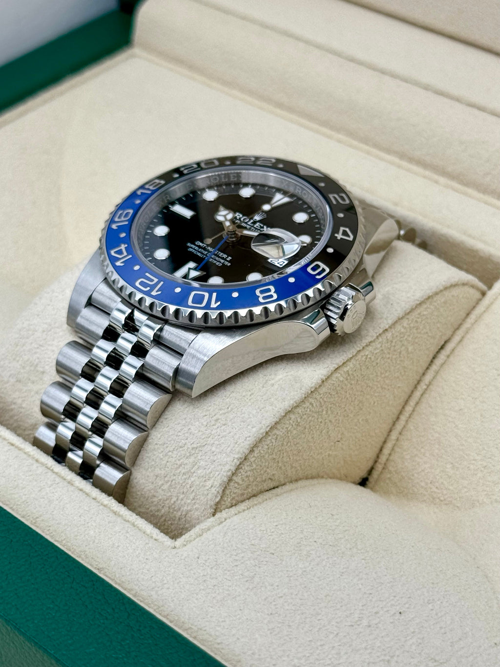 2022 Rolex GMT-Master II "Batgirl" 40mm 126710BLNR Jubilee Black Dial
