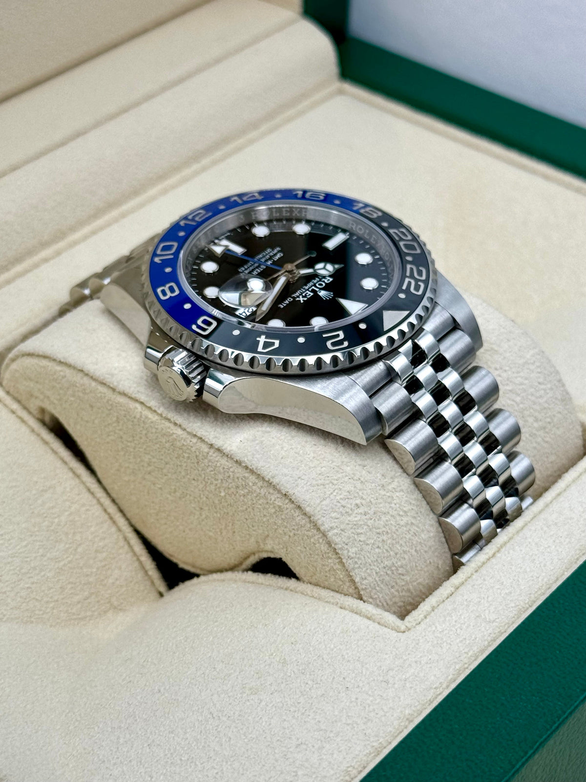 2022 Rolex GMT-Master II "Batgirl" 40mm 126710BLNR Jubilee Black Dial