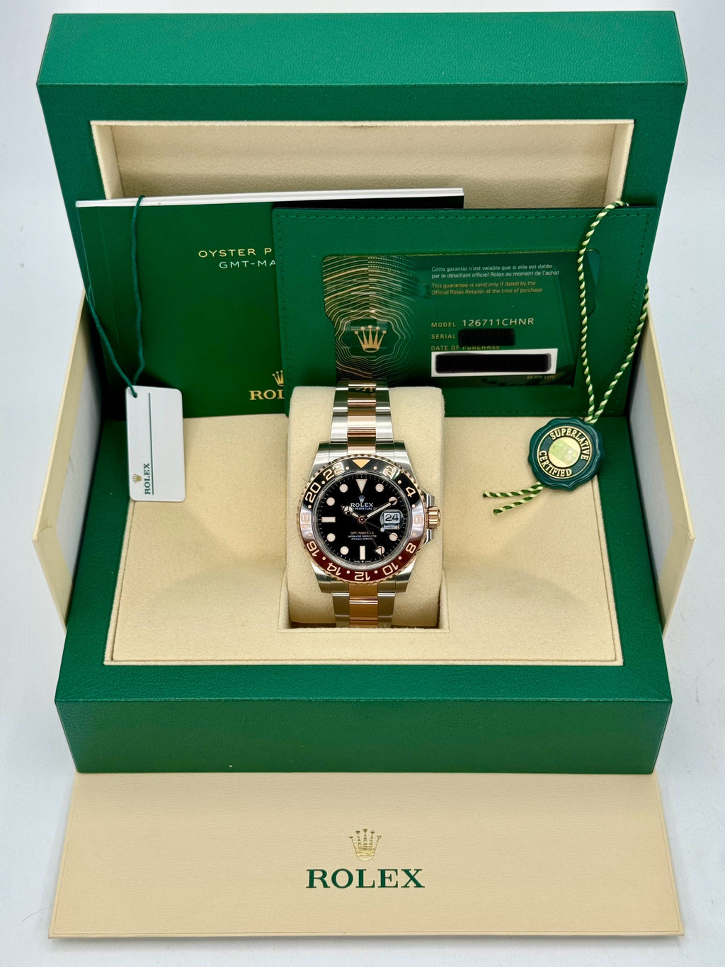 2021 Rolex GMT-Master II  "Rootbeer" 40mm 126711CHNR Two-Tone