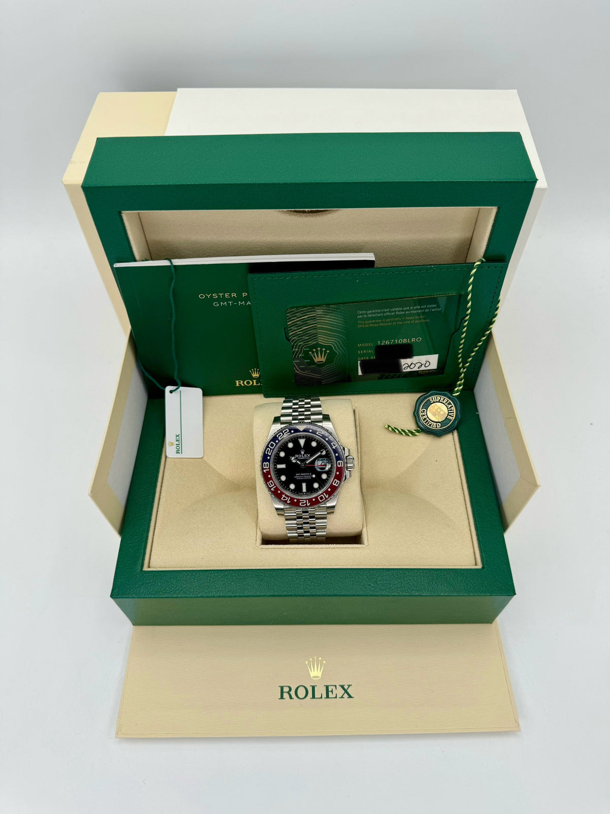 2020 Rolex GMT-Master II "Pepsi" 40mm 126710BOLRO Jubilee