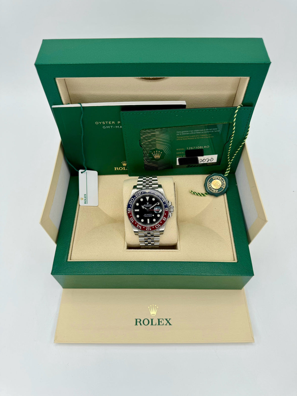 2020 Rolex GMT-Master II "Pepsi" 40mm 126710BOLRO Jubilee