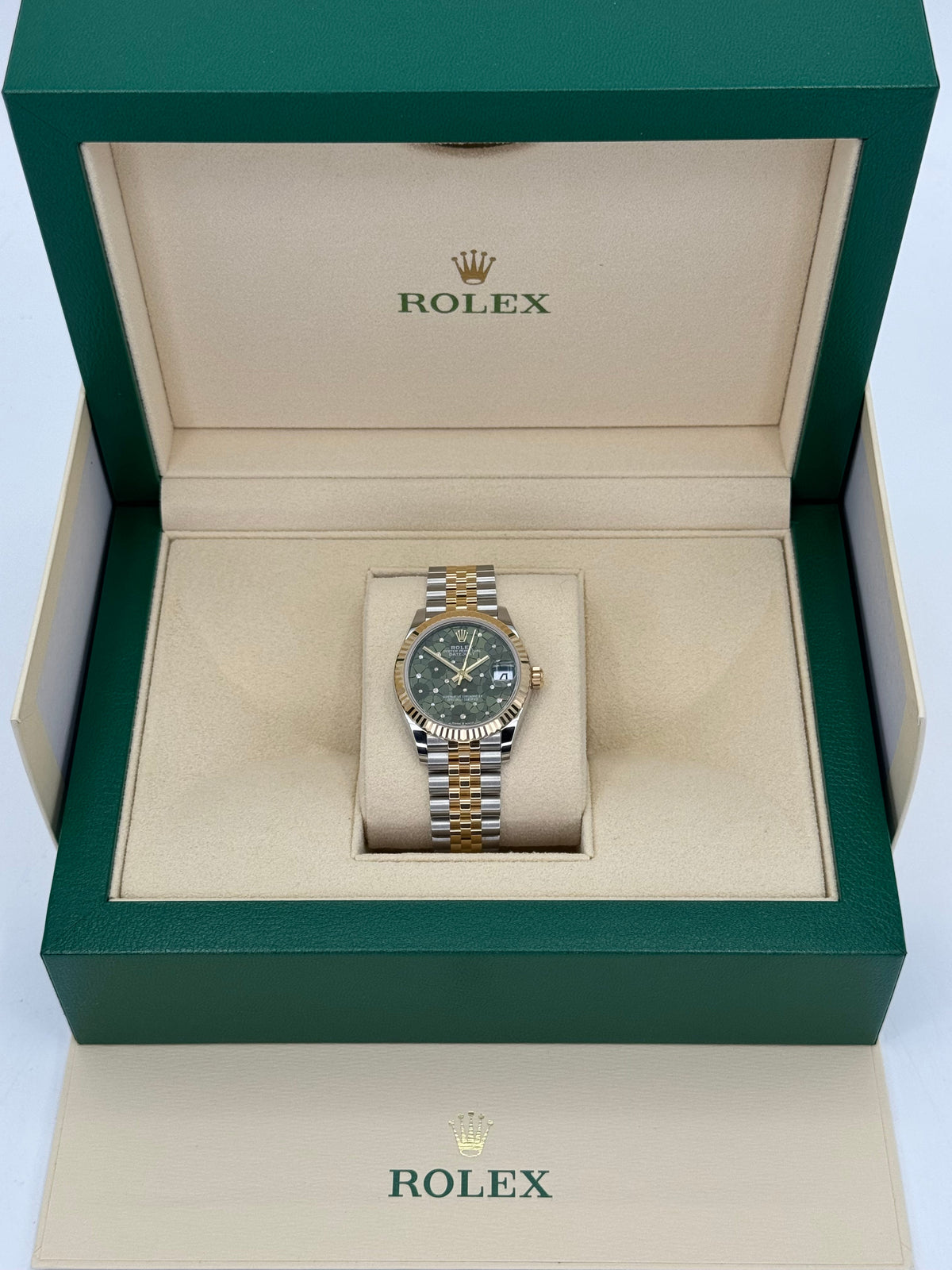 NEW 2023 Rolex Lady Datejust 31mm 278273 Two-Tone Floral Motif Dial