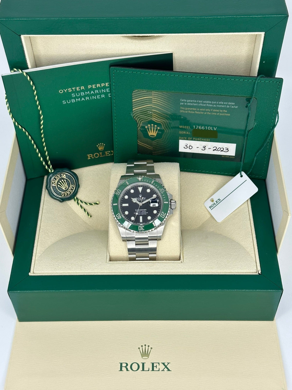 2023 Rolex Submariner “Starbucks” 41mm 126610LV Black Dial