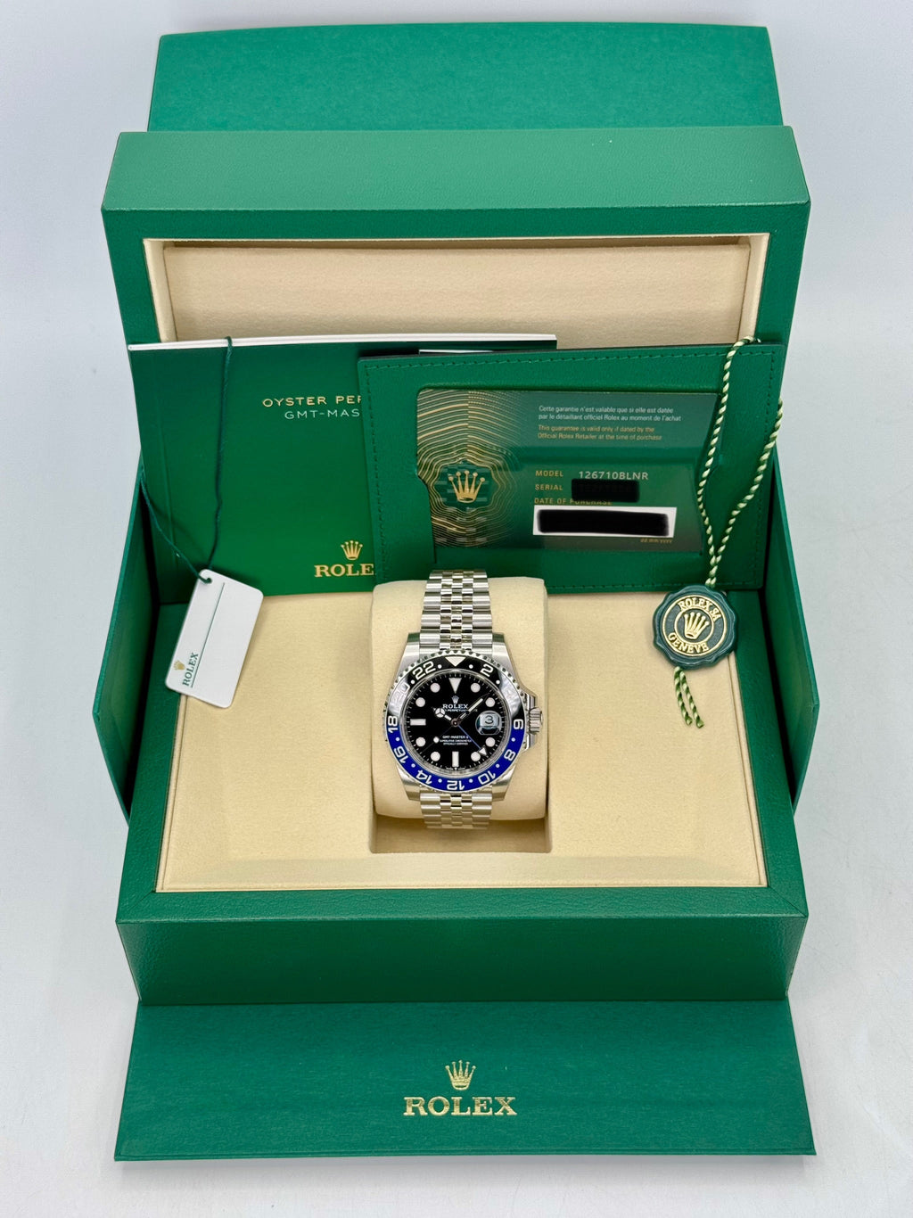 NEW 2025 Rolex GMT-Master II "Batgirl" 40mm 126710BLNR Jubilee
