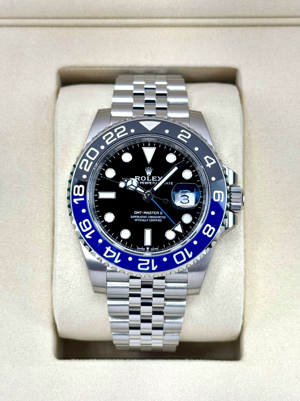 NEW 2025 Rolex GMT-Master II "Batgirl" 40mm 126710BLNR Jubilee