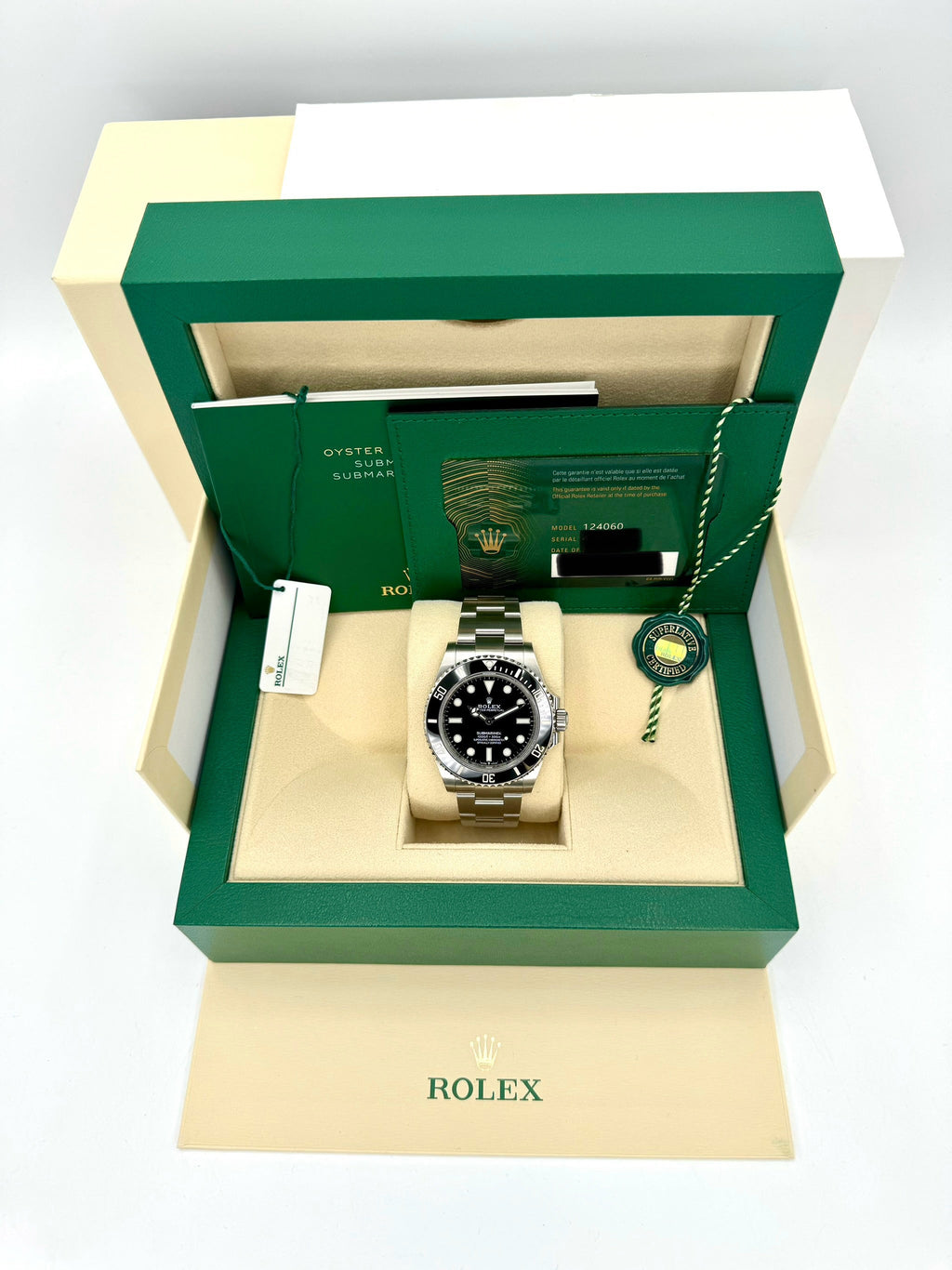NEW 2023 Rolex Submariner 41mm 124060 Stainless Steel Black Dial
