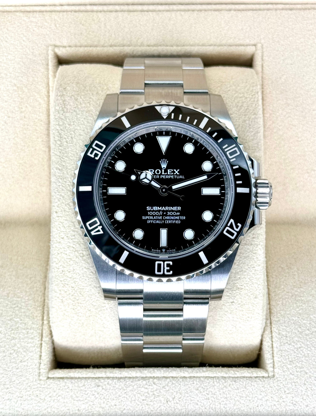NEW 2023 Rolex Submariner 41mm 124060 Stainless Steel Black Dial
