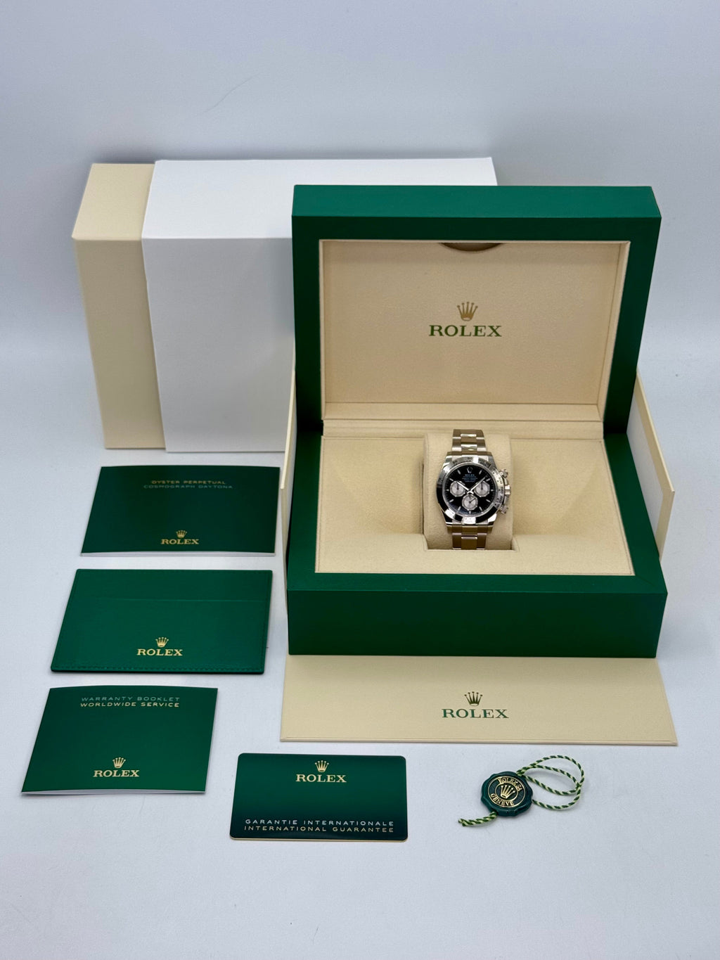 NEW 2024 Rolex Daytona 40mm 126509 White Gold Black Dial