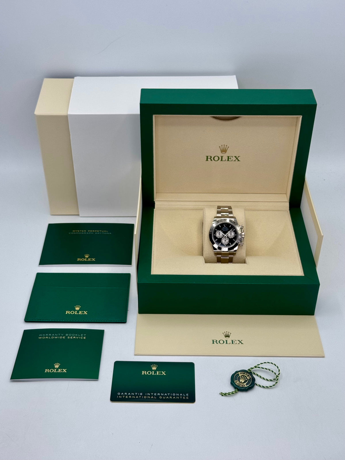 NEW 2024 Rolex Daytona 40mm 126509 White Gold Black Dial
