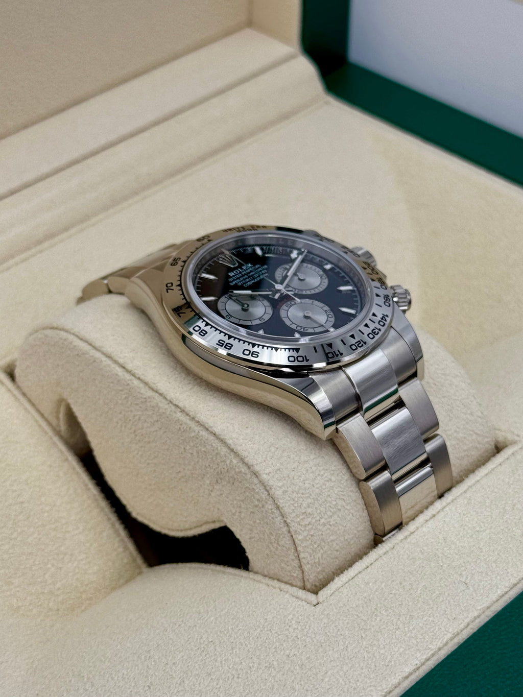 NEW 2024 Rolex Daytona 40mm 126509 White Gold Black Dial