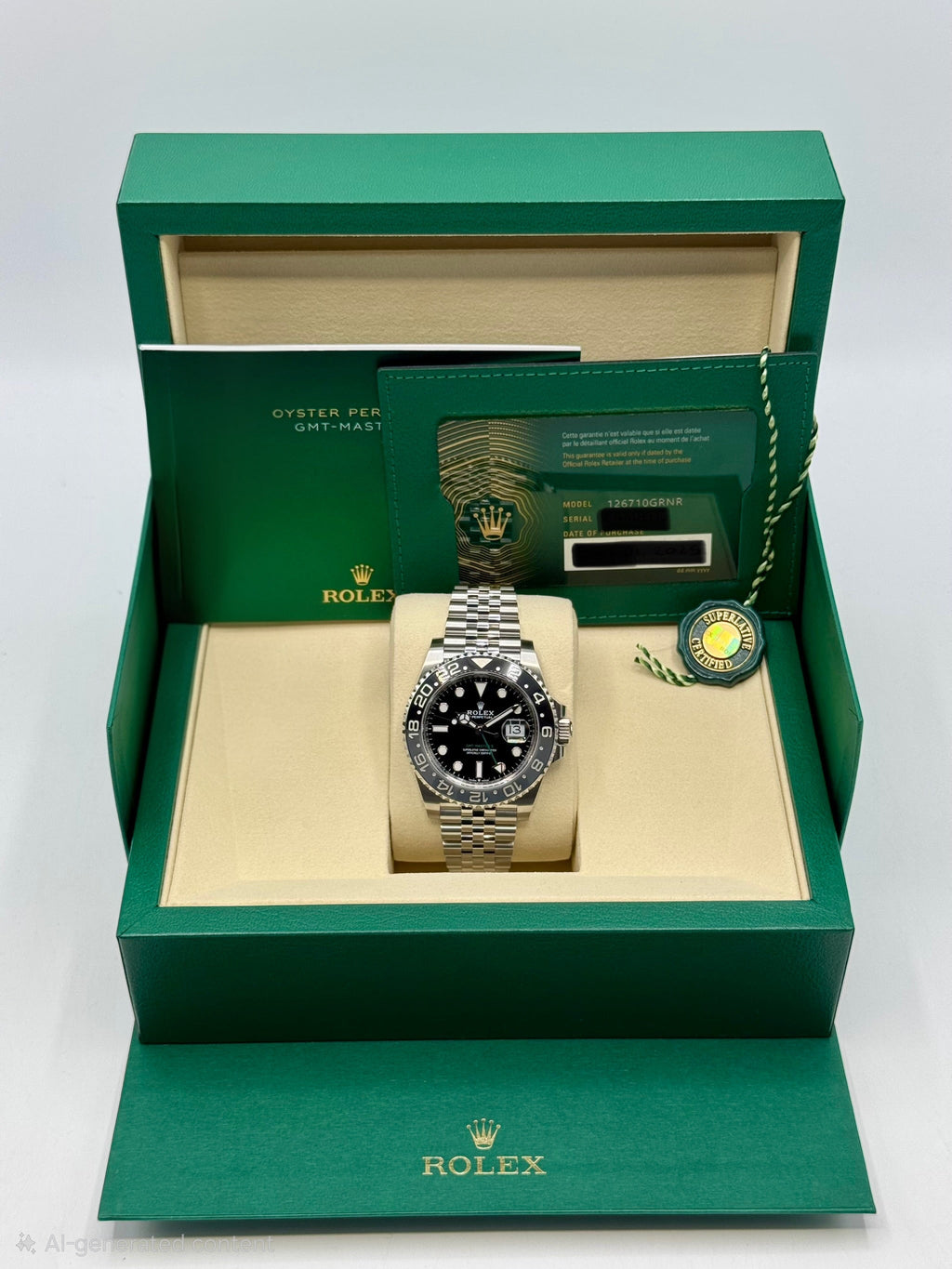 NEW 2025 Rolex GMT-Master II "Bruce Wayne" 40mm 126710GRNR Jubilee