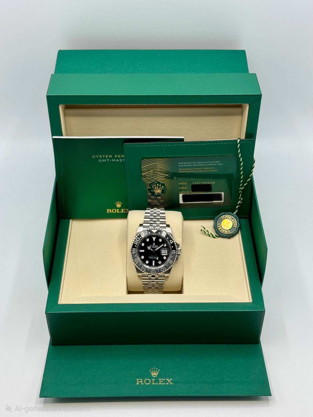 NEW 2025 Rolex GMT-Master II "Bruce Wayne" 40mm 126710GRNR Jubilee