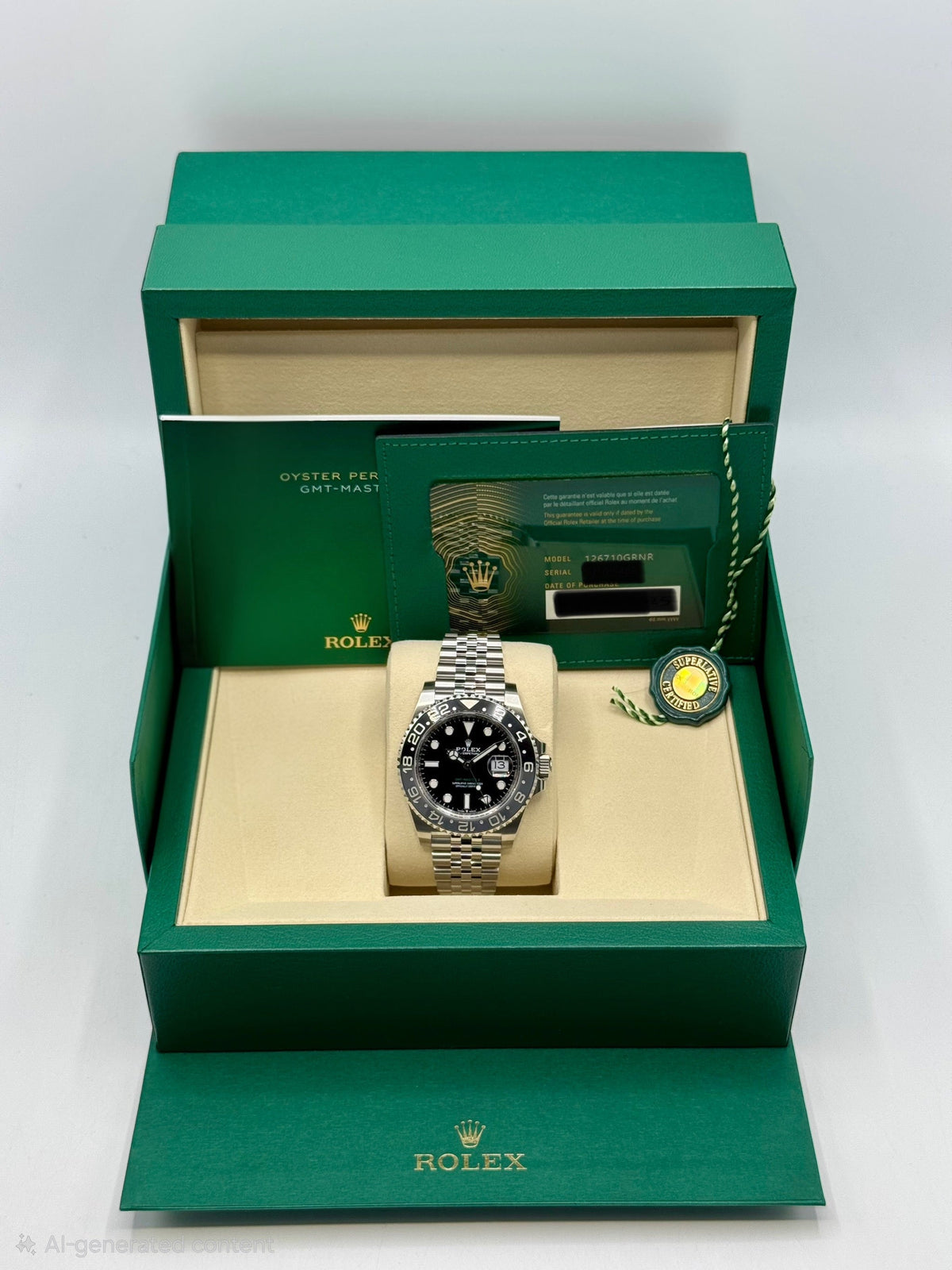 NEW 2025 Rolex GMT-Master II "Bruce Wayne" 40mm 126710GRNR Jubilee