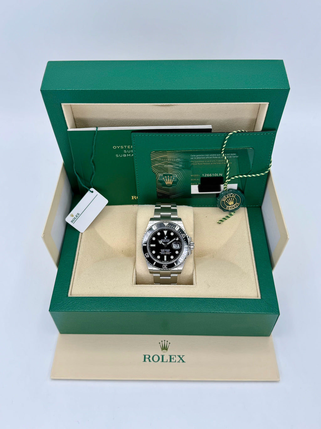 NEW 2022 Rolex Submariner 41mm 126610LN Stainless Steel Black Dial