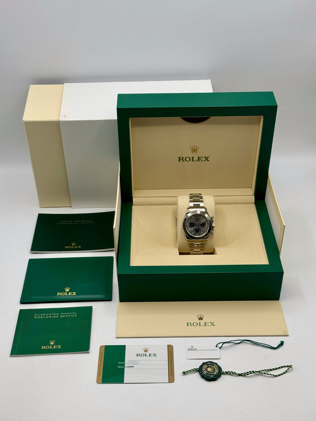 2017 Rolex Daytona "Ghost" 40mm 116509 White Gold Silver Dial