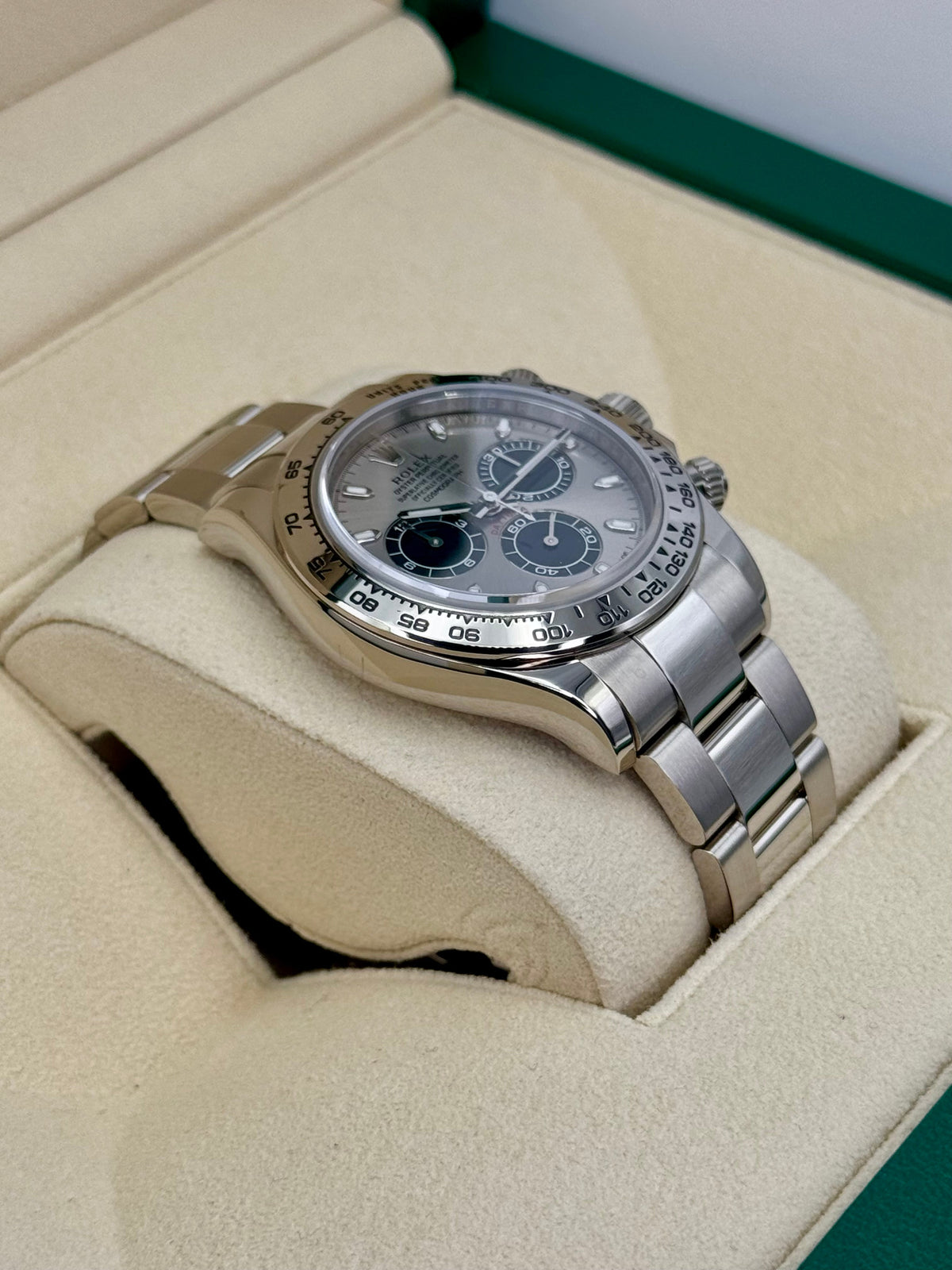2017 Rolex Daytona "Ghost" 40mm 116509 White Gold Silver Dial
