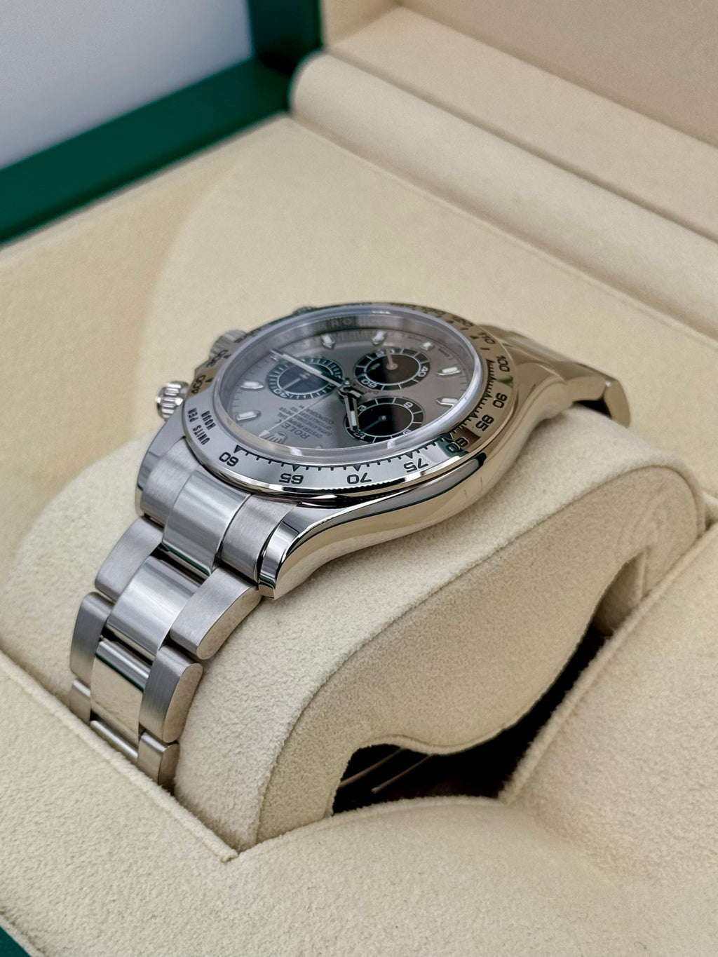 2017 Rolex Daytona "Ghost" 40mm 116509 White Gold Silver Dial
