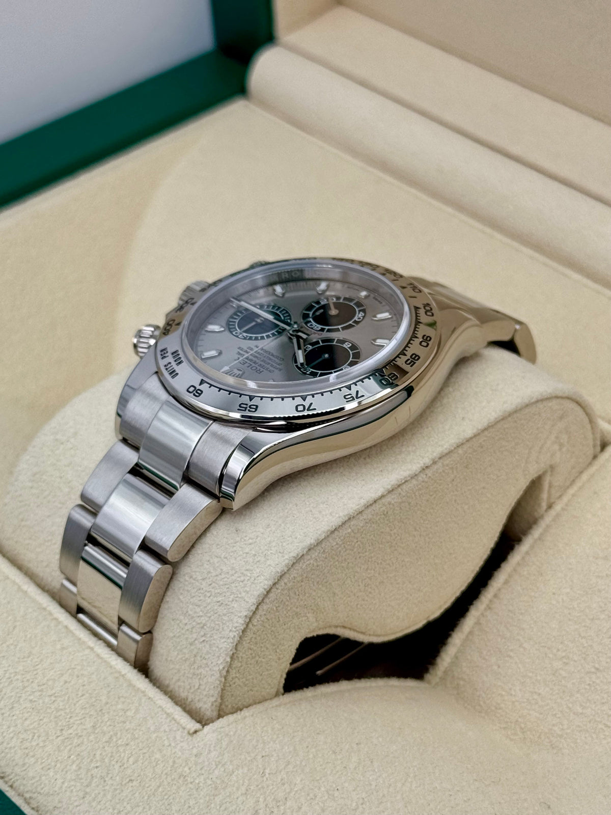2017 Rolex Daytona "Ghost" 40mm 116509 White Gold Silver Dial