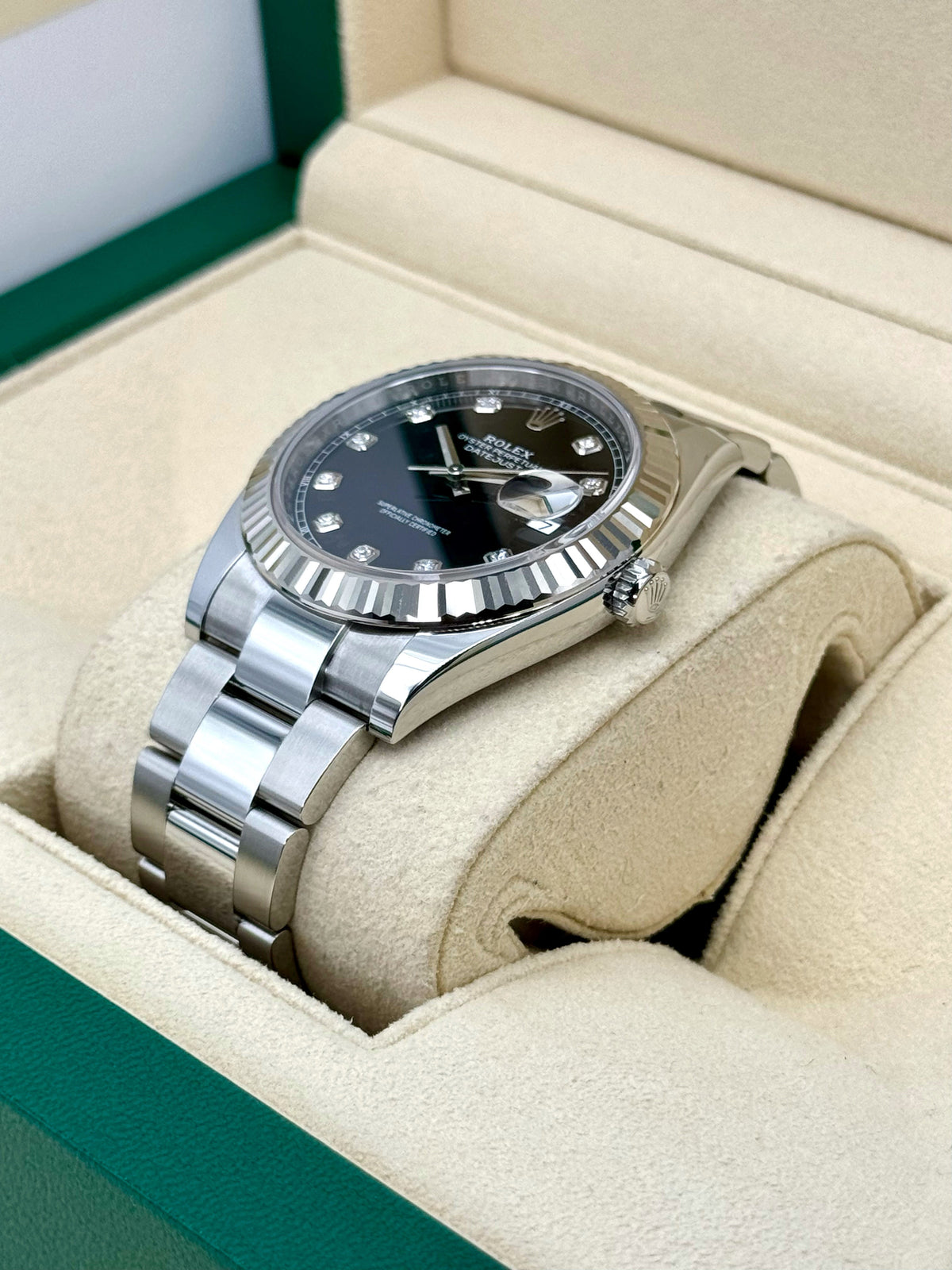 NEW 2025 Rolex Datejust 41mm 126334 Oyster Black Diamond Dial