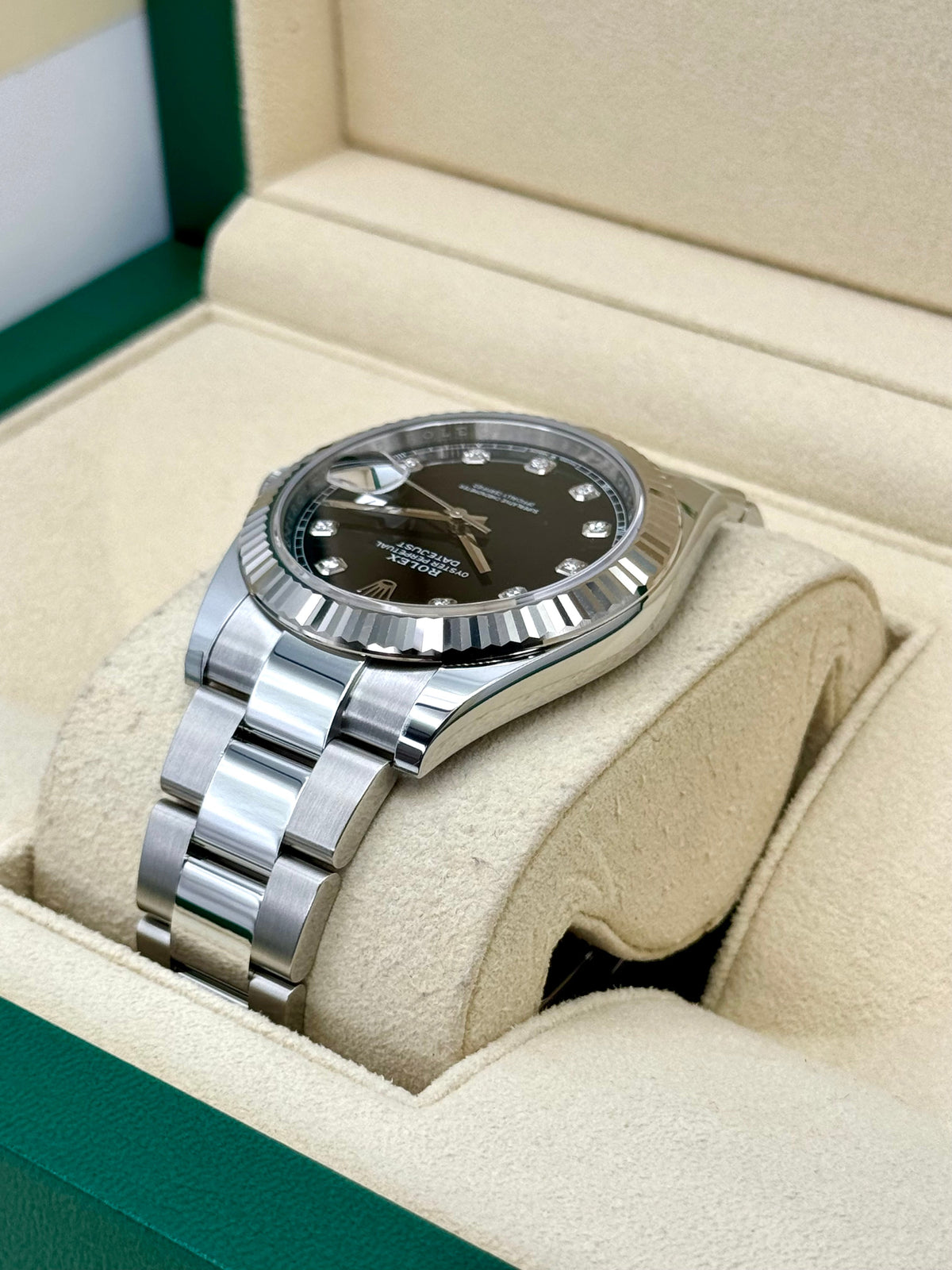 NEW 2025 Rolex Datejust 41mm 126334 Oyster Black Diamond Dial